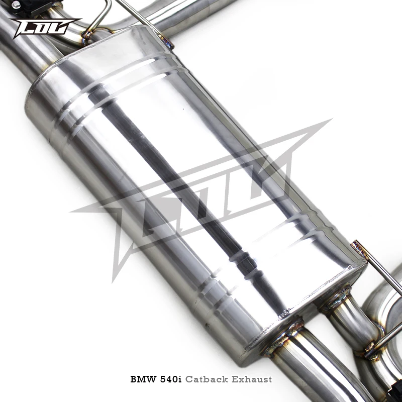Factory Valvetronic Catback Exhaust for BMW 540/540i G30/G38 3.0T B58 2018-2024 Exhaust Pipe With Carbon Fiber Exhaust Tips