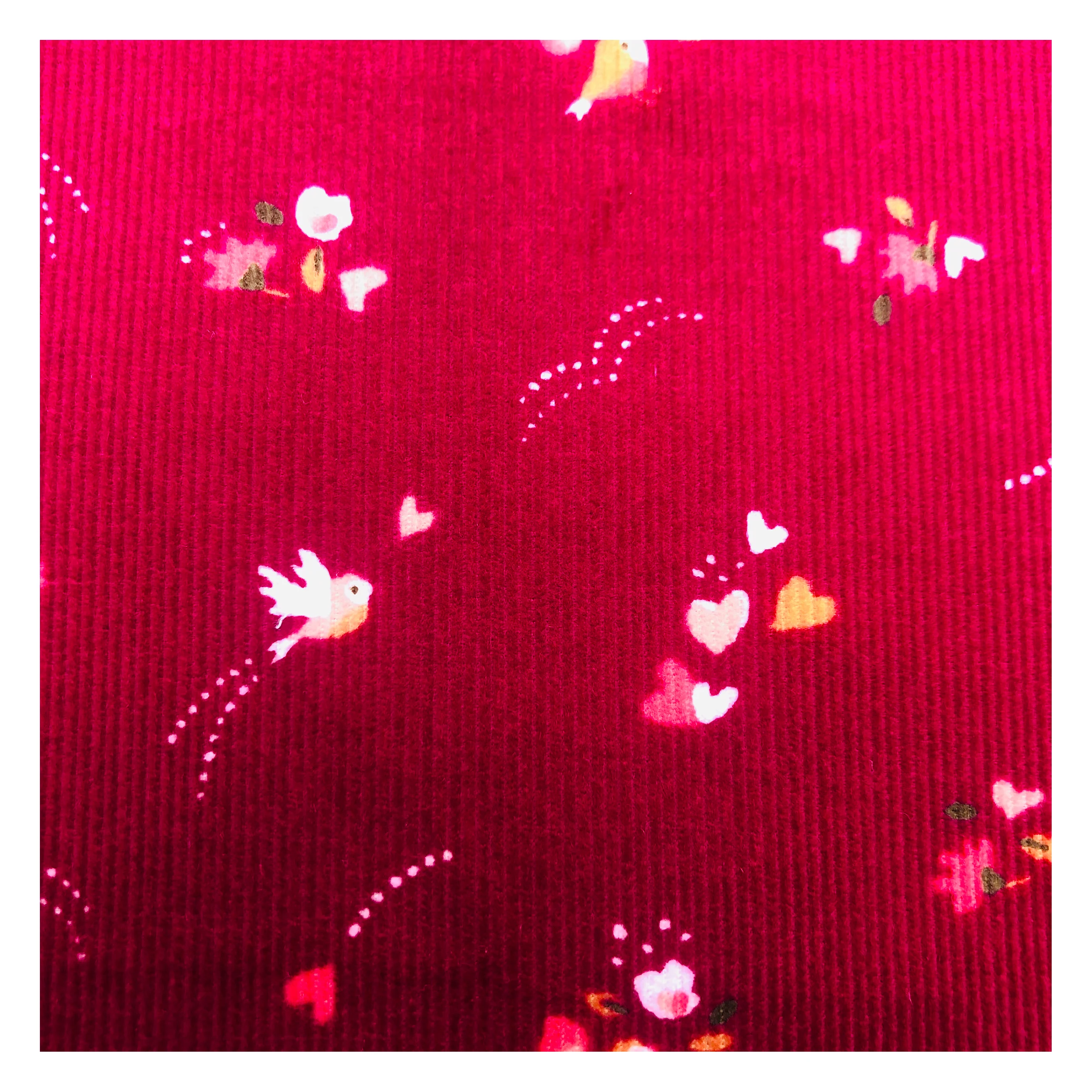 
 Оптовая продажа 21W реактивная печать 100% Хлопок прочное платье куртки одежда обивка Вельветовая ткань  