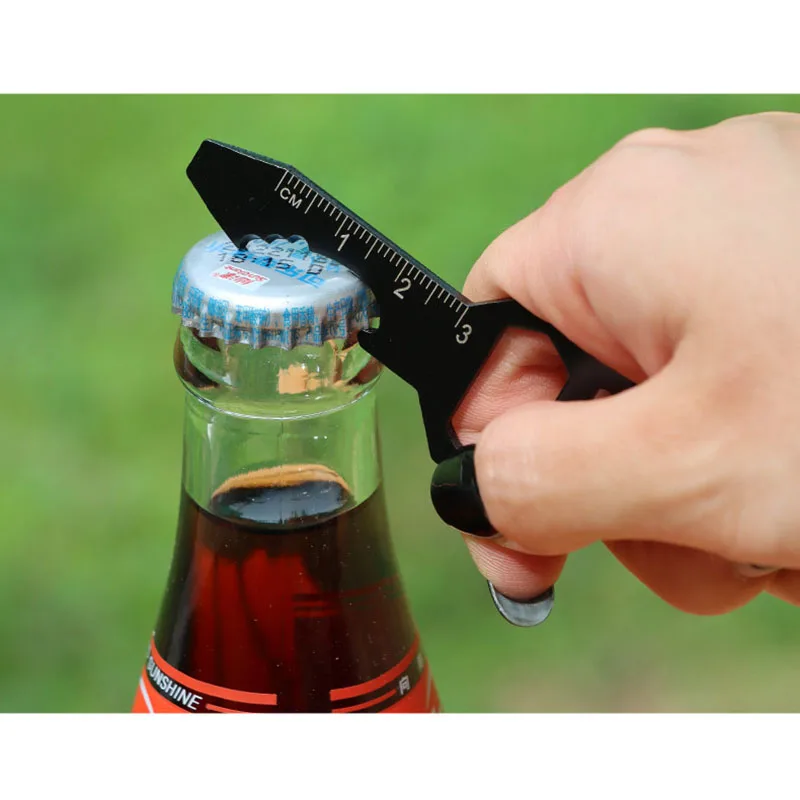 Card EDC Tool Card Multi-function Keychain Opener Hex Socket Pendant Bottle Opener Portable Screwdriver Mini Tool