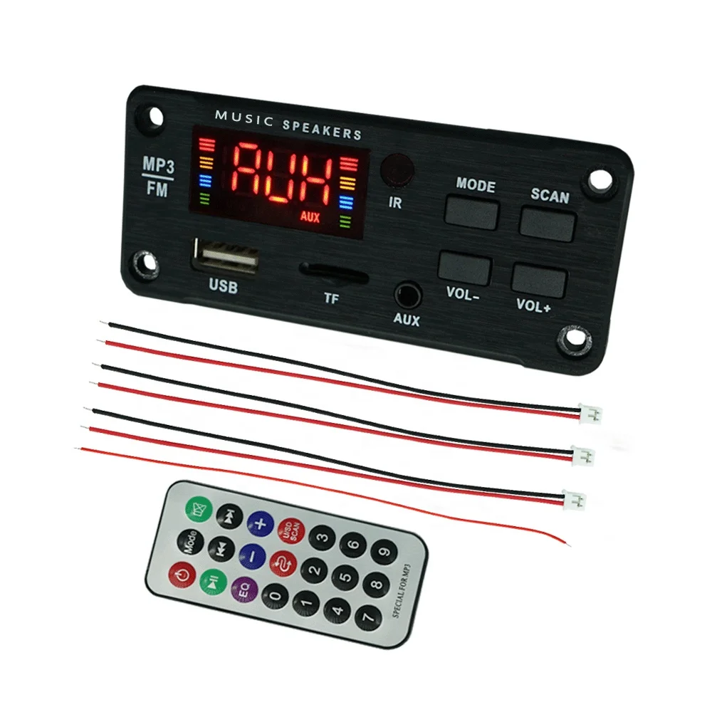 2x25W Audio Power Amplifier Module Board MP3 Bluetooth Player Decoder Board DC7V 16V