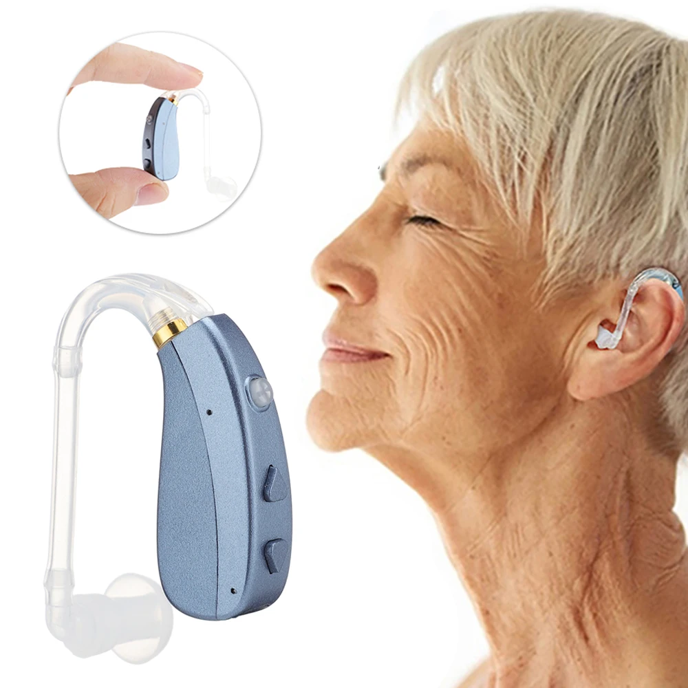 Professional Rechargeable Sound Amplifier In-Ear Portable Digital Hearing Aid For Elderly Hearing Loss