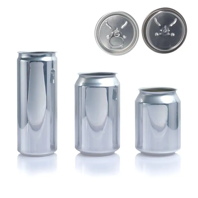 Oem Private Label 250ml 330ml 500ml 12oz Soft Drink Cans Customized Printing Aluminum Packaging Can