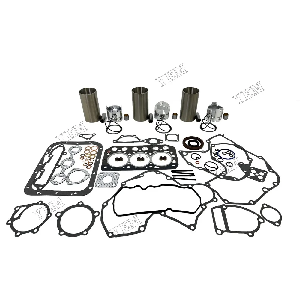 Overhaul Kit With Gasket Set Fit for Mitsubishi S3L Engine 3