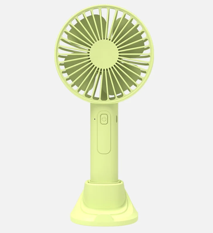 Customizable Portable Mini Handheld Fan Rechargeable USB & Electric Powered Three Speed Wind for Outdoor & Household Use