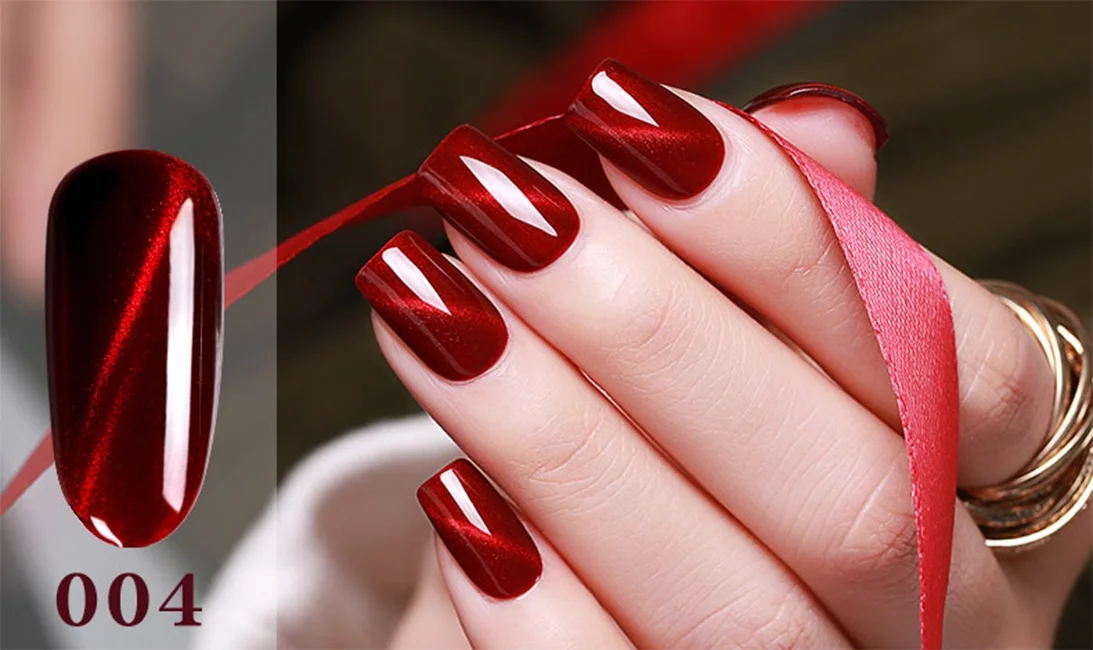 Top más de 54 imágenes sobre: uñas ojo de gato rojo - recién actualizado -  .vn