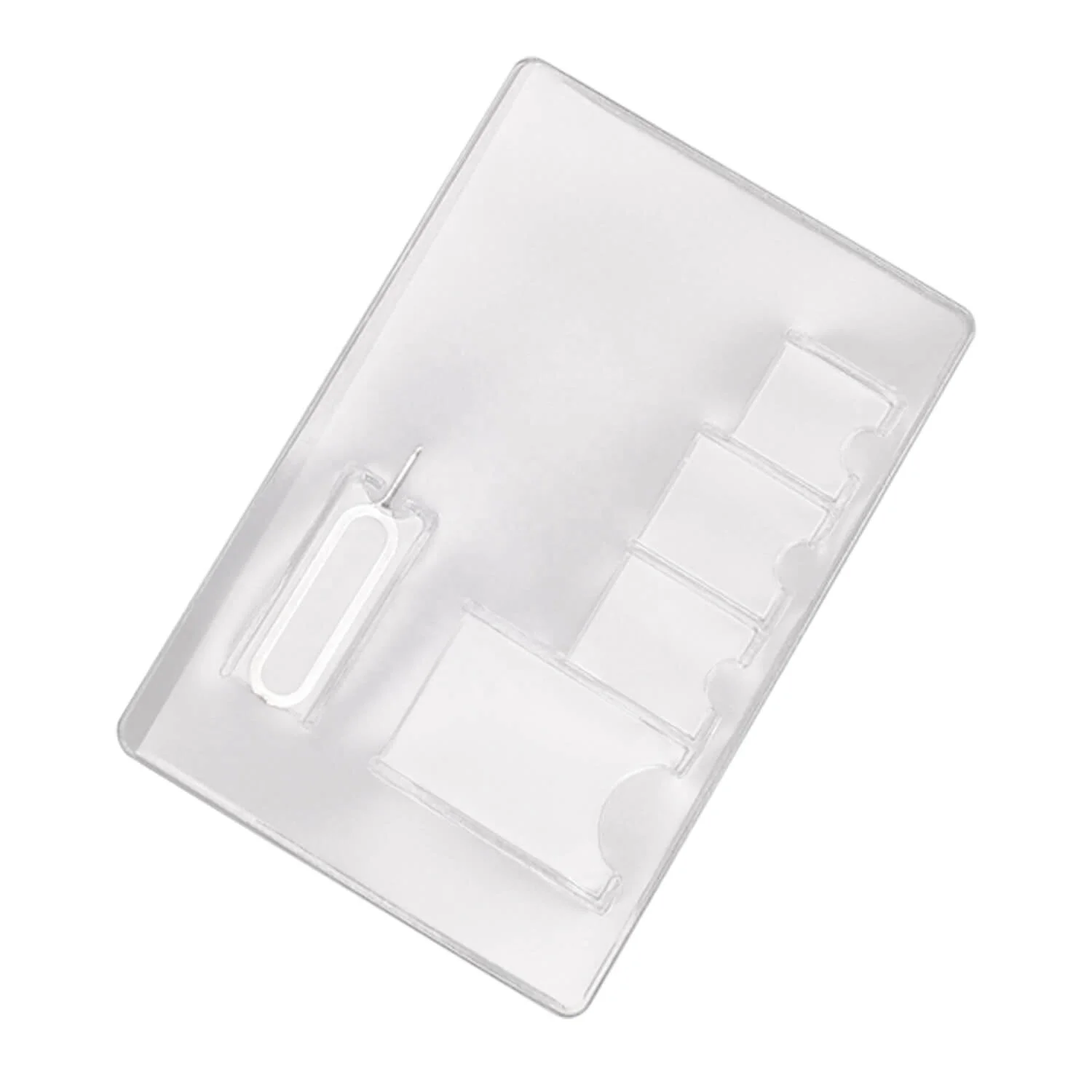 sim card sleeve Custom Printing SIM Card Organizer Plastic SIM Card Holder Traveling Micro  Nano Card Sleeve PVC ID Card Holder