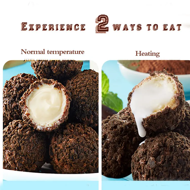 Net Red Campus Chocolate Snacks Small Balls Cherry Blossom Strawberry Flavor Popcorn Cookies