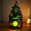 Halloween Witch Cauldron Night Light