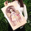(Coffret cadeau portable de 41 cm) Poupée fleur de 30 cm