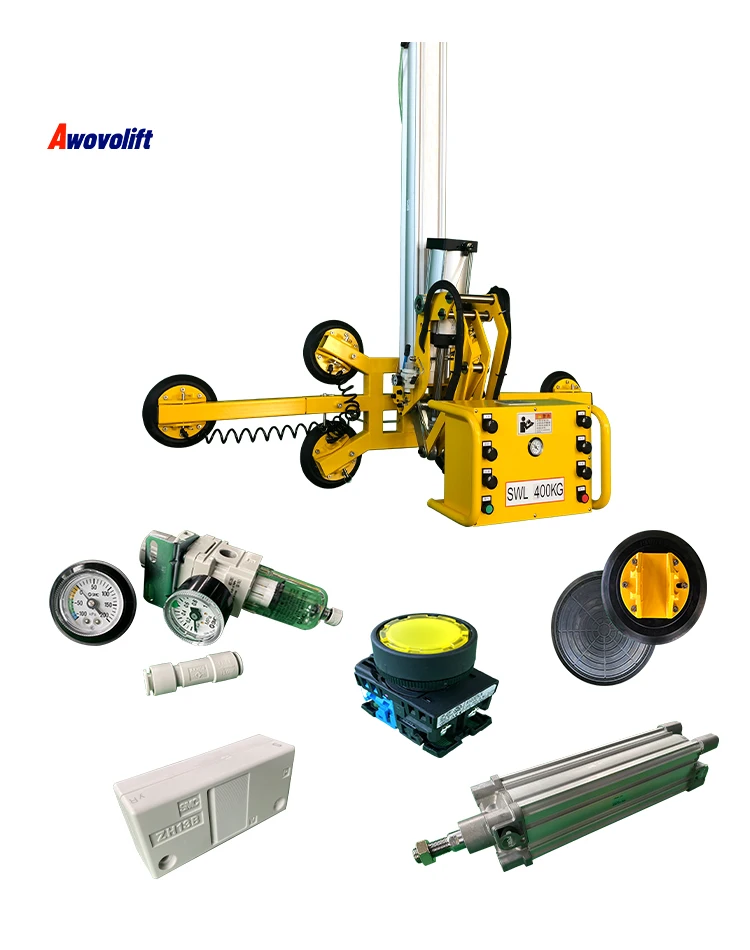 Awovolift Compressed Air Powered Suction Lifter Suction Cup Vacuum ...