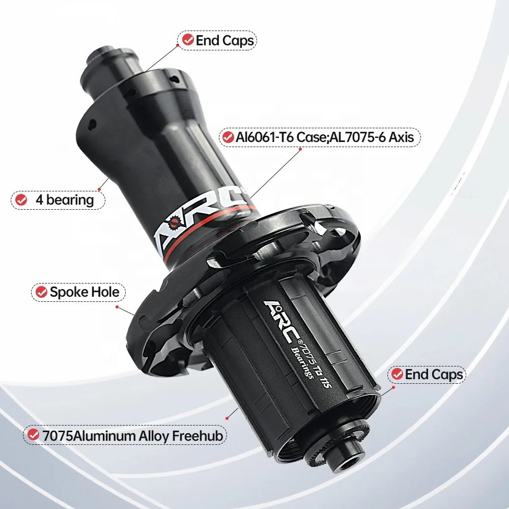 熟練した製造工場価格自転車ハブCNC機械加工ストレートプルキーホール