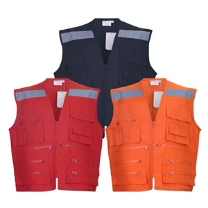 Factory Direct Sale Safety Reflective Strip Lightweight Breathable Reflective Safety Work Vest