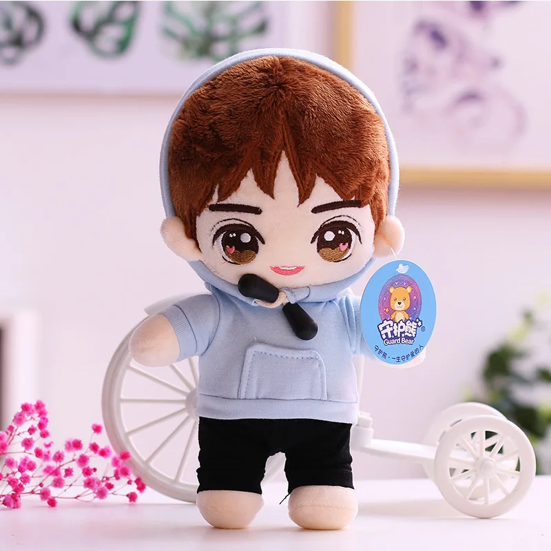 Custom Korean Star Doll Company Mascot Stuffed Plush Kpop Doll Handmade ...