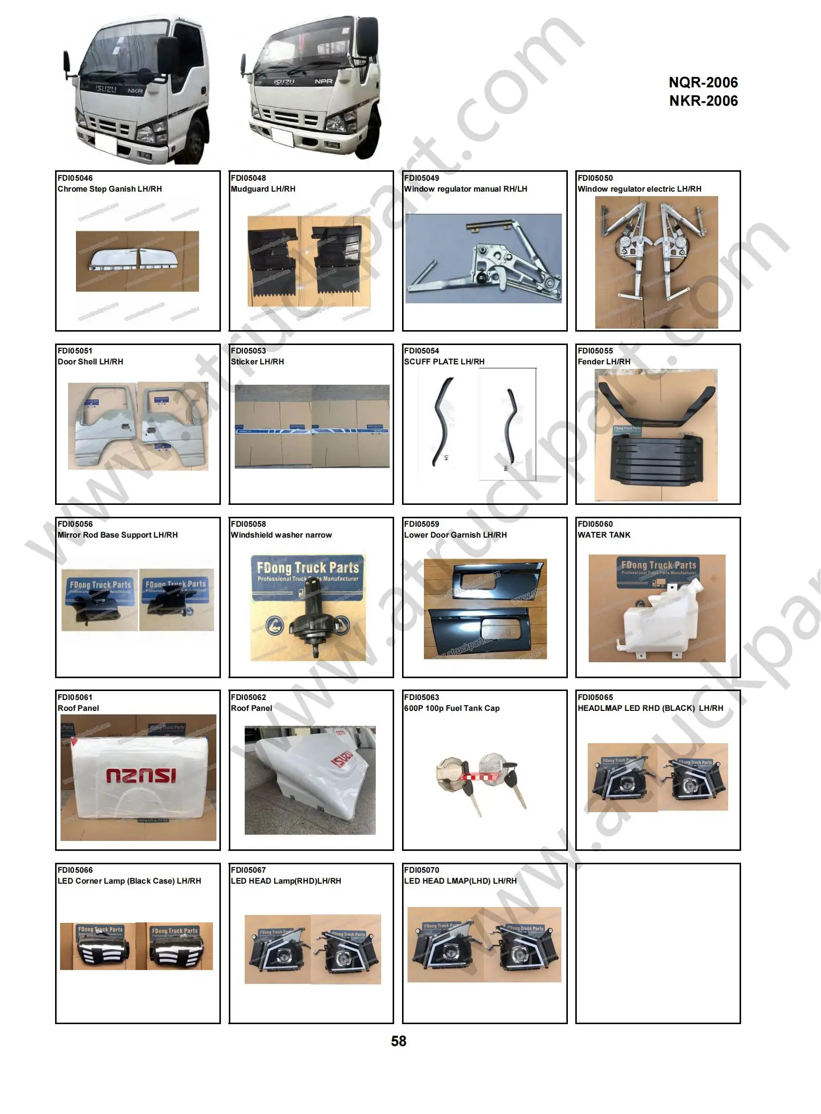 Chrome Bumper for ISUZU NQR NKR 150 - Durable & Stylish