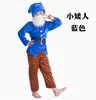 Manga larga enana azul