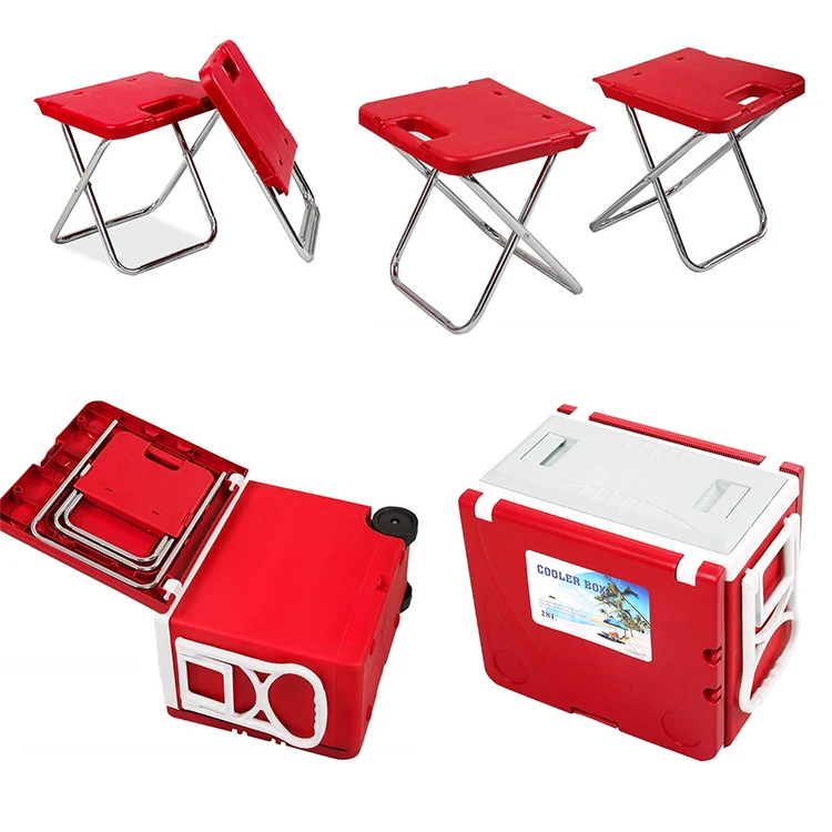 Homful 28l Multifunctional Cooler Box Outdoor Camping Picnic Ice Cooler