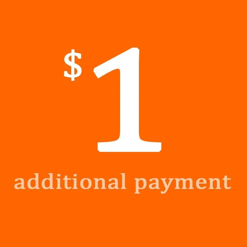 extra cost for additional order or samples - buy extra cost