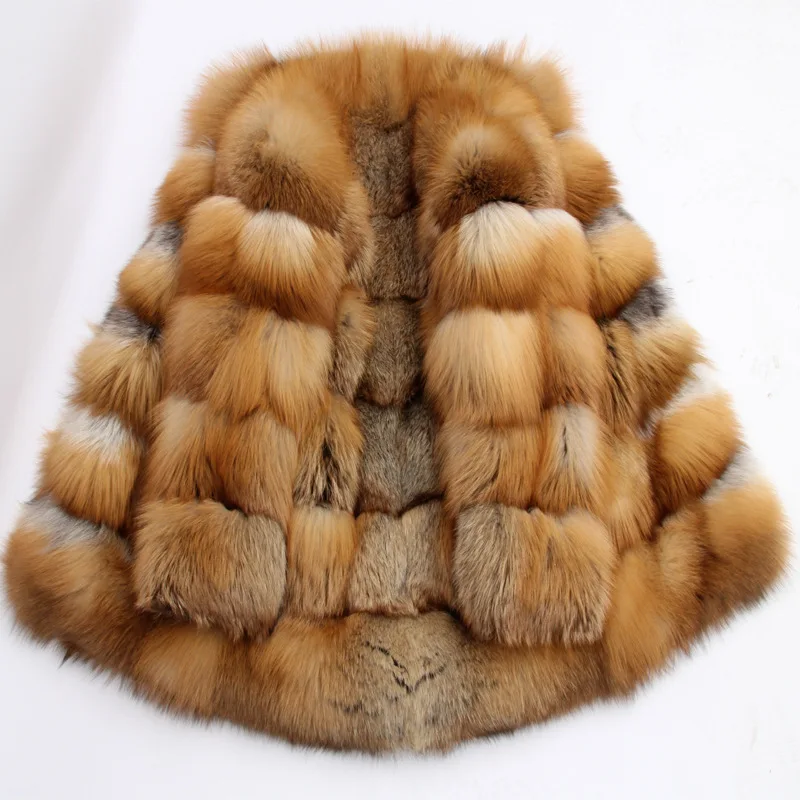 red fox fur collar