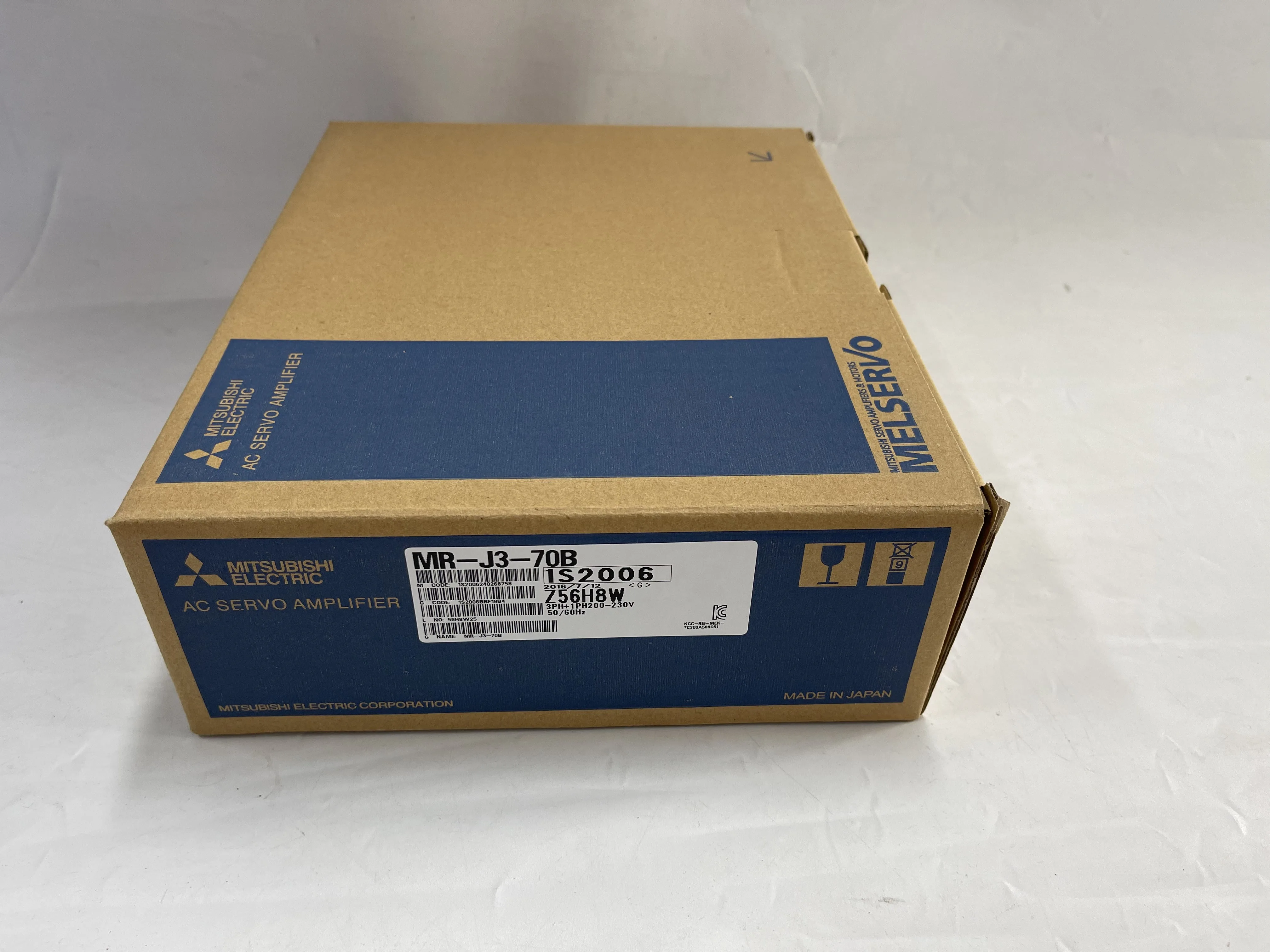 Mitsubishi MELSERVO J3 Series AC Servo Amplifier MR-J3-70B Mitsubishi MELSERVO J3 Series AC Servo Amplifier MR-J3-70B