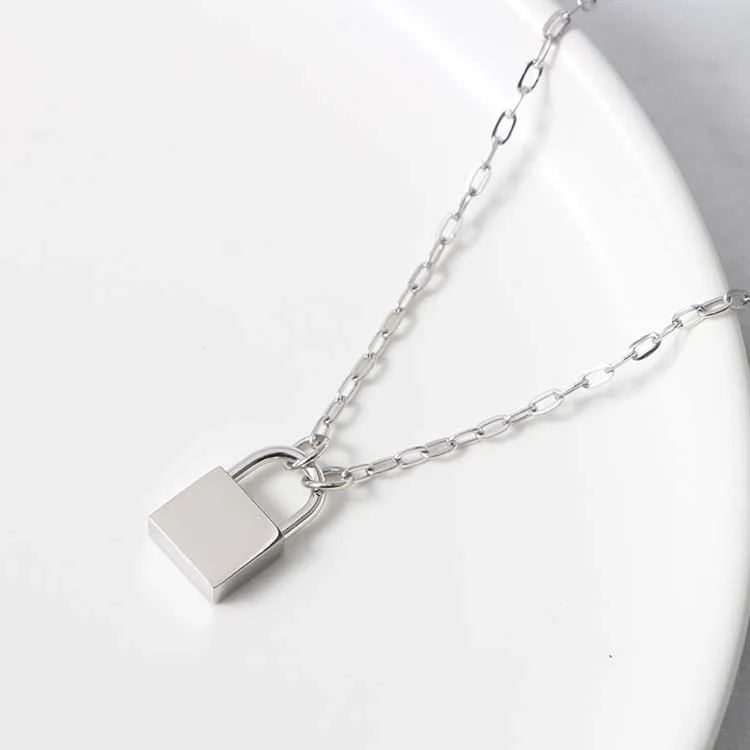 Lock Pendant Necklace