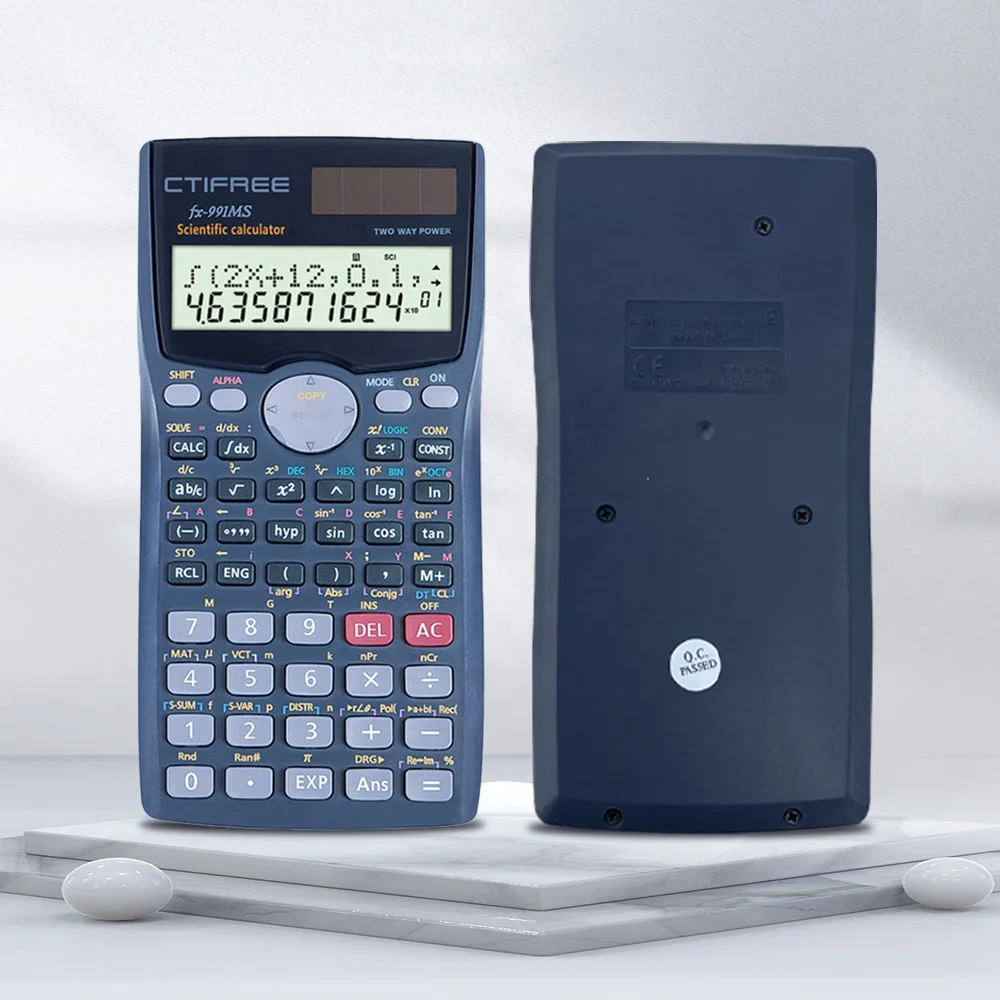 401 Function Calculator Fx 991ms 12 Digit Scintific Calculator Customized  Price Scientifique Calculator Manufacturing