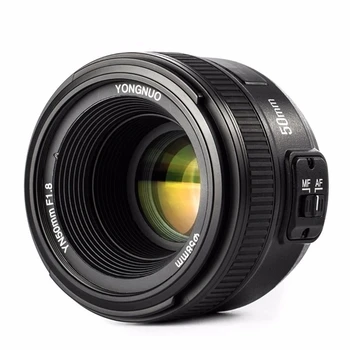 YONGNUO YN50mm F1.8 Large Aperture Auto Focus for D800 D300 D700 D3200 D3300 D5100 D5200 D5300 DSLR Camera Lens