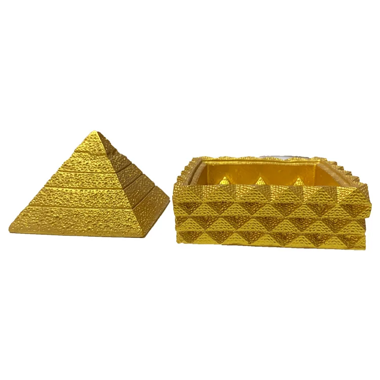 China Professional Manufacturer Golden Copper Meditation Pyramid Sale