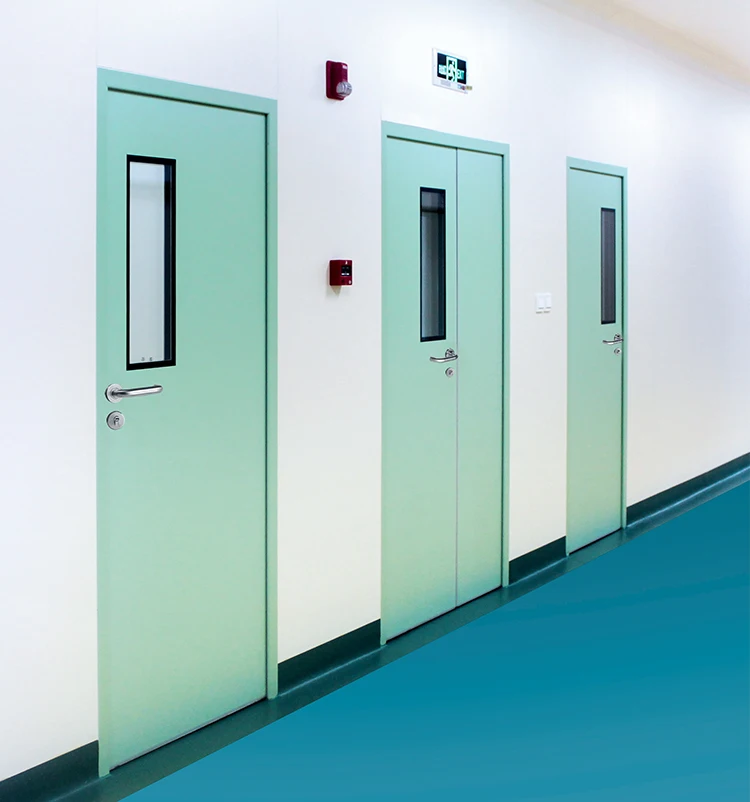Hermetic Clean Room Flush Door Double Tempered Glass hermetic-clean-room-flush-door-double-tempered-glass