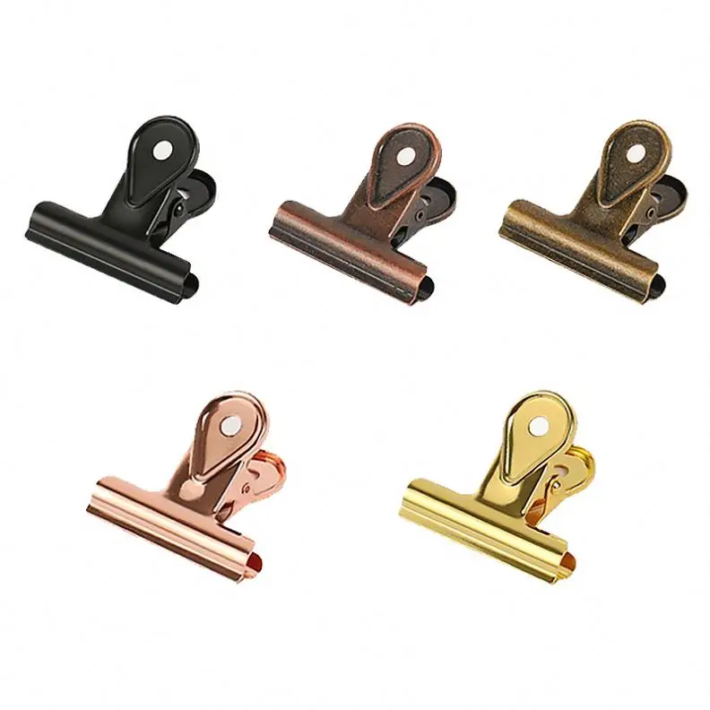 promotional new design colorful binder clip cute school&office