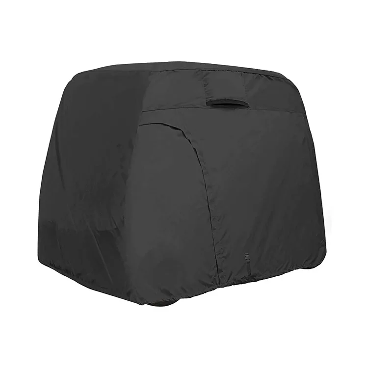 Black Golf Cart Bag Cover 600d Waterproof Golf Cart Cover Universal