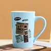 Blue coffee cup