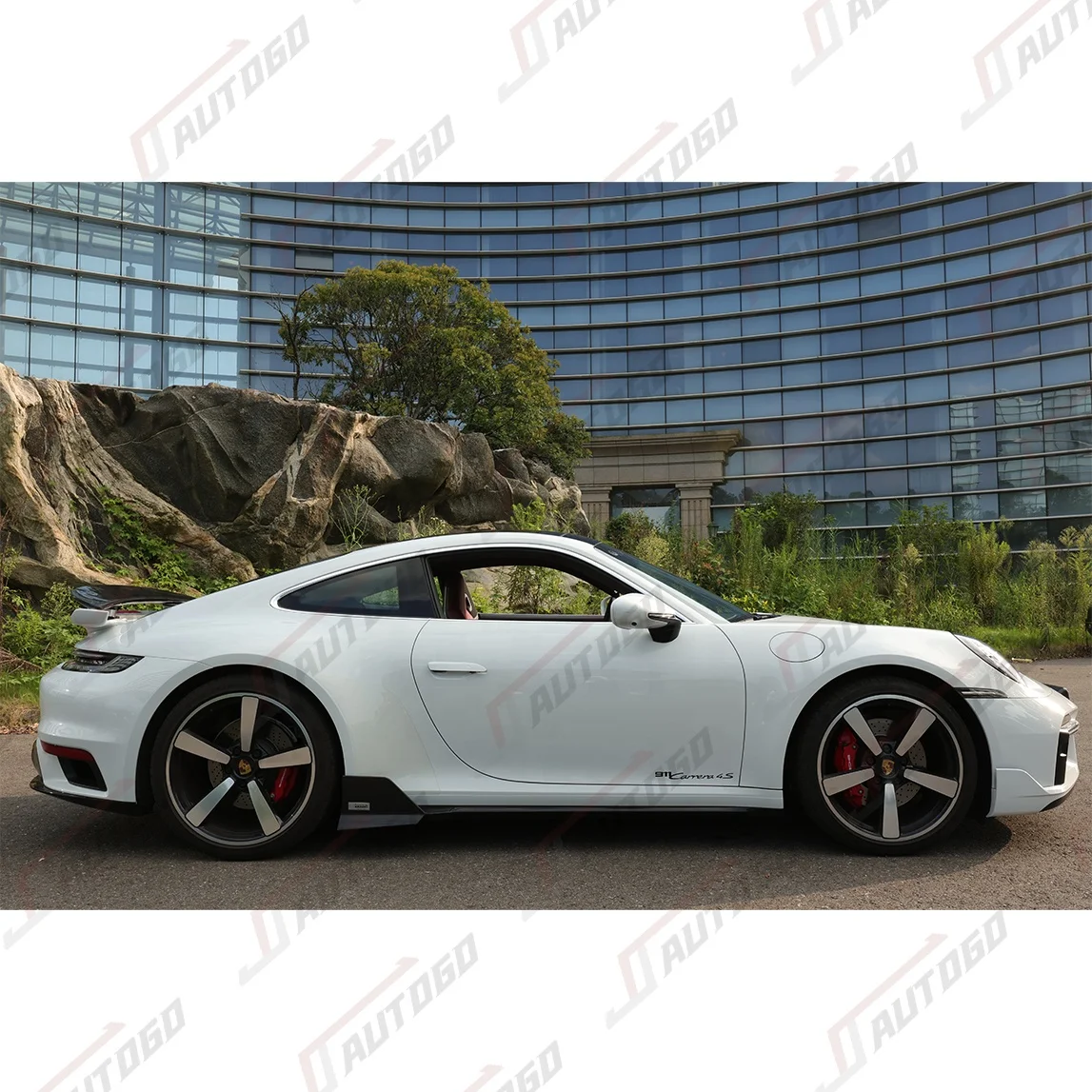 Convertible High Quality TURBO SD Style Body Kit for Porsche 911 992 2019 2020 2021 2022 2023 2024 with Carbon Fiber Spoiler