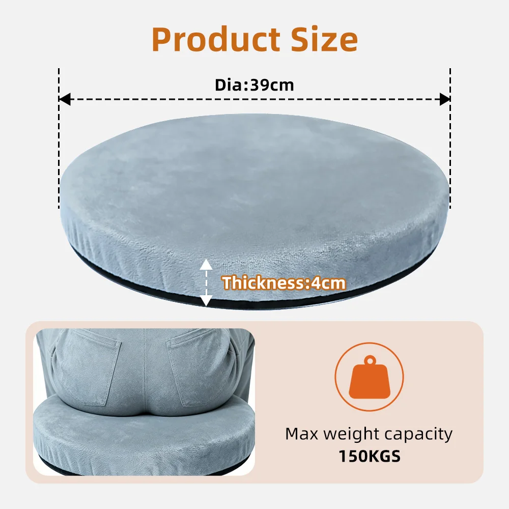 Wholesale Swivel Seat Cushion for Sitting or Standing Relieves Back Pr - product detail 5