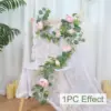 Eucalyptus peony vine pink