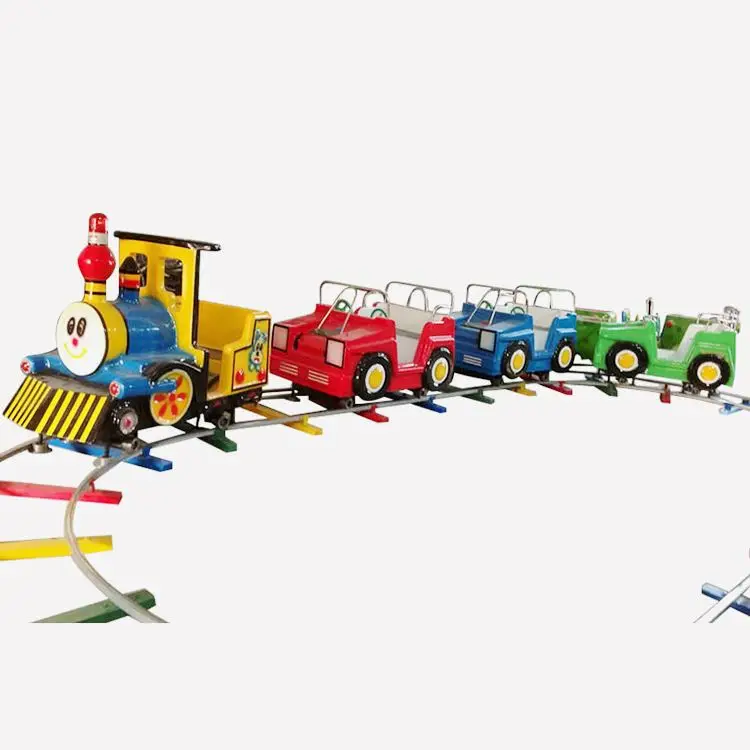 Mini amusement park ride electric track christmas train for sale