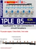 1PLE 63A B5 (Connexion de 5 MCBLE 1P)