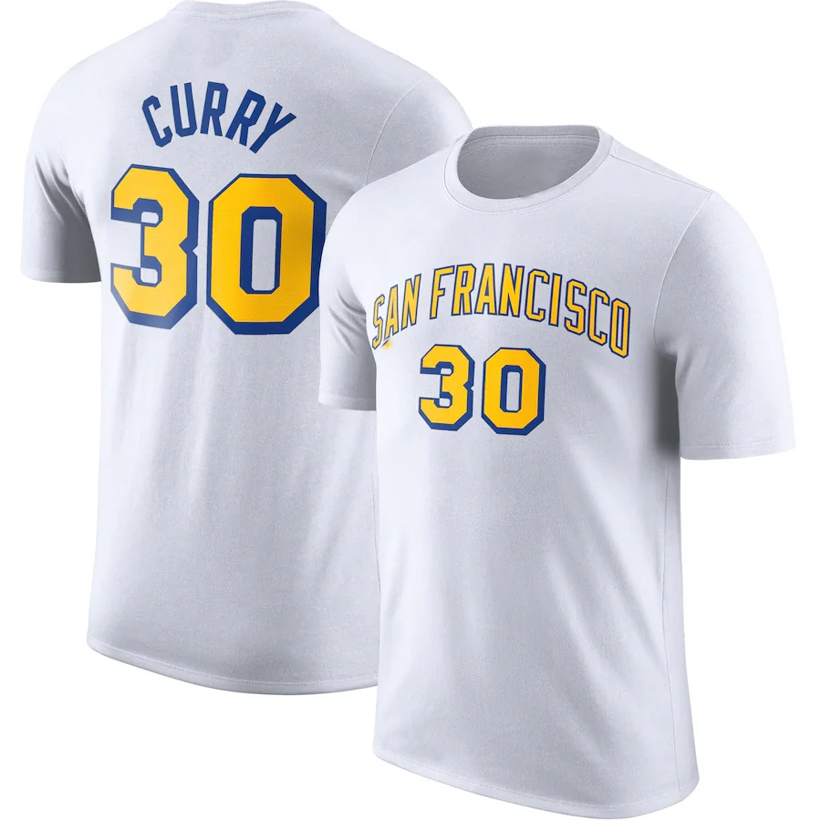 Wholesale 2022 Season 75th Anniversary Retro Golden State Basketball Jersey  Stephen Curry Thompson Uniform Sports Wear From m.