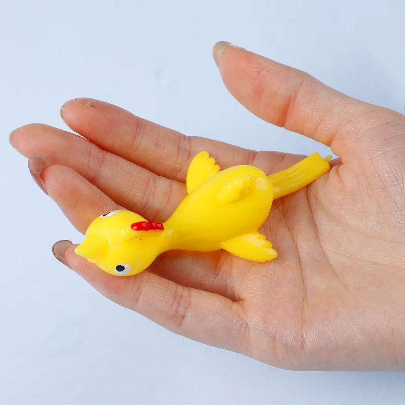 Горячая распродажа, летающая эластичная катапульта из индейки, мягкая эластичная куриная Рогатка, капсула, детские игрушки, мягкие игрушки