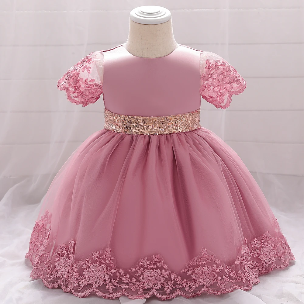 Karai Baby Girls' Chiffon Rose Dress