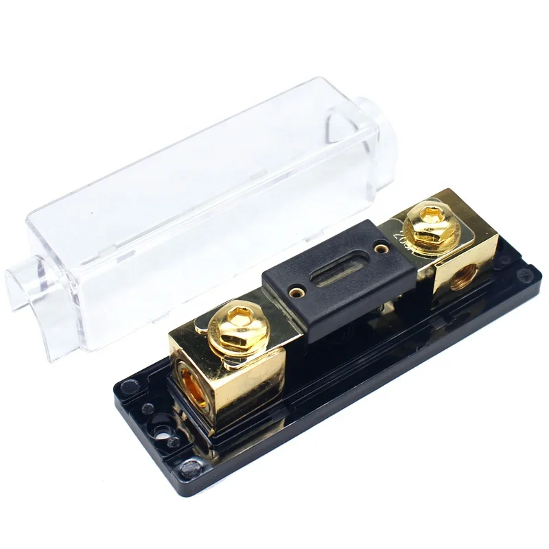 SIGANDG 0/2/4 Gauge AWG Inline ANL-zekeringhouder met 100 Amp zekering SIGANDG 0/2/4 Gauge AWG Inline ANL-zekeringhouder met 100 Amp zekering
