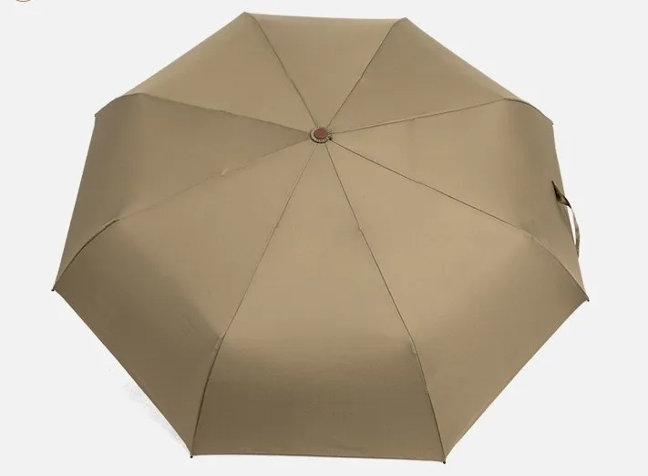 3 складной зонт от производителя, бамбуковый автоматический зонт на заказ