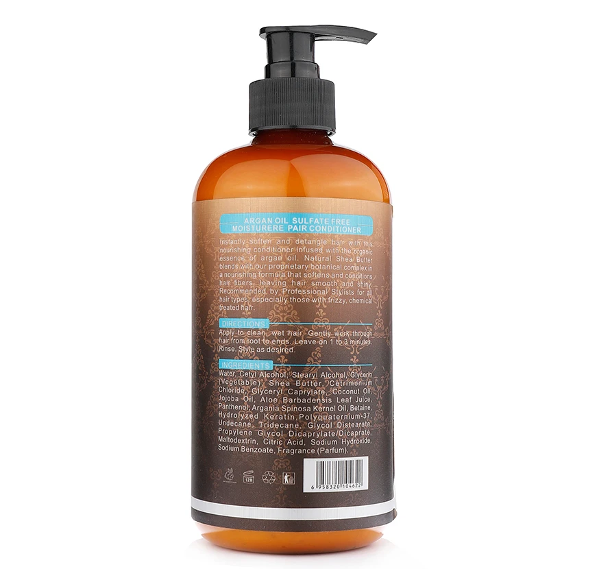 Собственная марка, низкий минимальный заказ, без сульфата, аргановое масло, Кератиновый кондиционер для профессионального натурального ухода за волосами