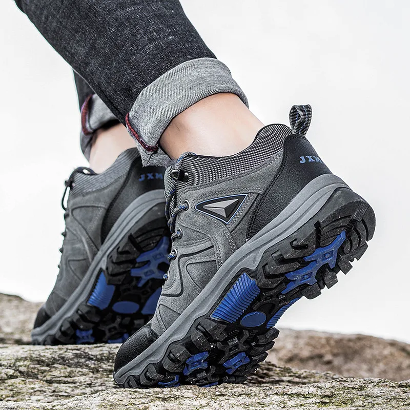 New arrivals Custom waterproof men hiking shoe outdoor camping sport hiking shoe for men