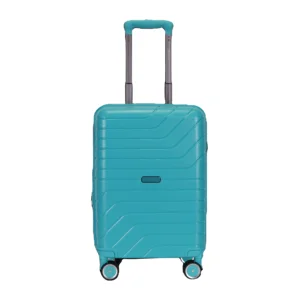 Factory Wholesale Cyan Exquisite Expandable Luggage Travel Suitcase PP Daily Life Luggage for Family Using