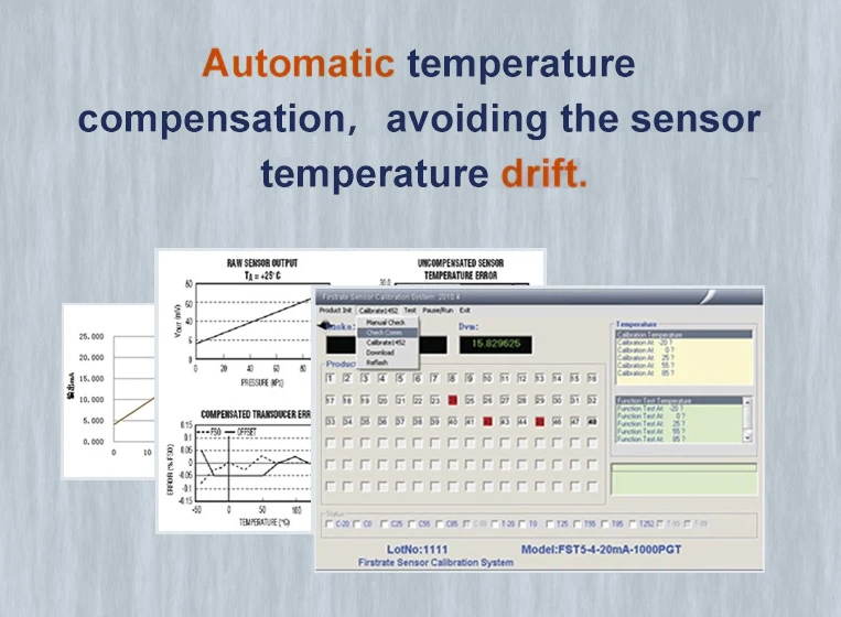 HCCK High Precision Pressure Sensor Transmitter for LPG Gas