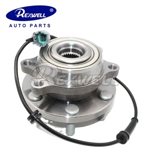 REXWELL High Quality Car Front Wheel Hub Bearing W/ABS VKBA6999 40202-4X01A 40202-5X00A 40202-ZP90A for NISSAN Navara D40M 4WD