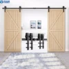 Custom double door kit-wood color