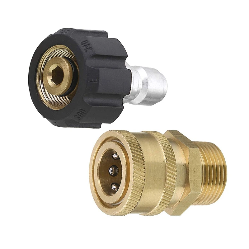 TOPSALE High Pressure Washer Quick-Disconnect Couplings,Male & Female Connectors