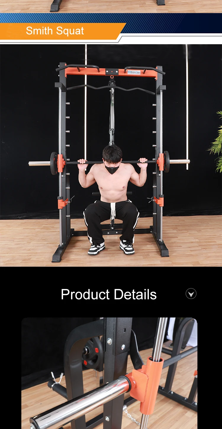 Home Commercial Gym High Quality Bench Press Squat Multi Function