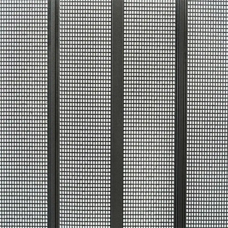 Security Screen Aluminum Profile Security Mesh Retractable Mesh Aluminum Perforated Mesh Folding Screen Sliding Door